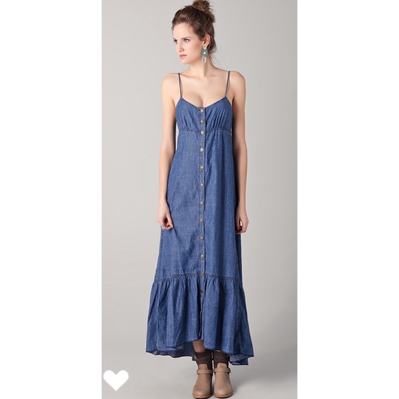 chambray maxi